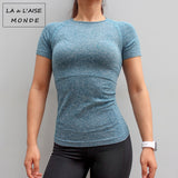 Short Sleeve Seamless Compression Workout Top