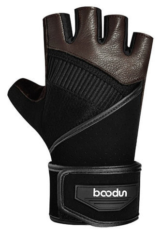 Buck Leather Weight Lifting Gloves