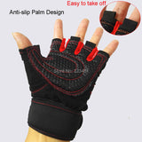 Anti Skid Crossfit Gloves with Belt