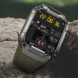 Rugged Fitness Tracker Bluetooth Smartwatch