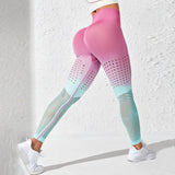 Seamless Hollow Out Gym Leggings