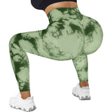 Breathable Seamless Tie Dye Leggings