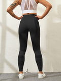 High Waist Mesh Pacthwork Bodybuilding Compression Tights