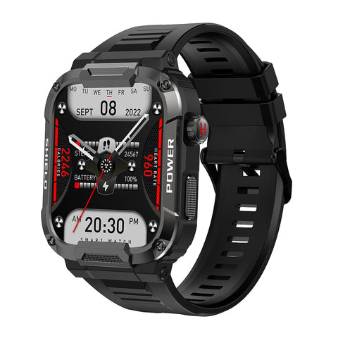 Rugged Fitness Tracker Bluetooth Smartwatch