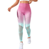 Seamless Hollow Out Gym Leggings