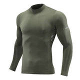 High Collar Breathable Compression Shirt